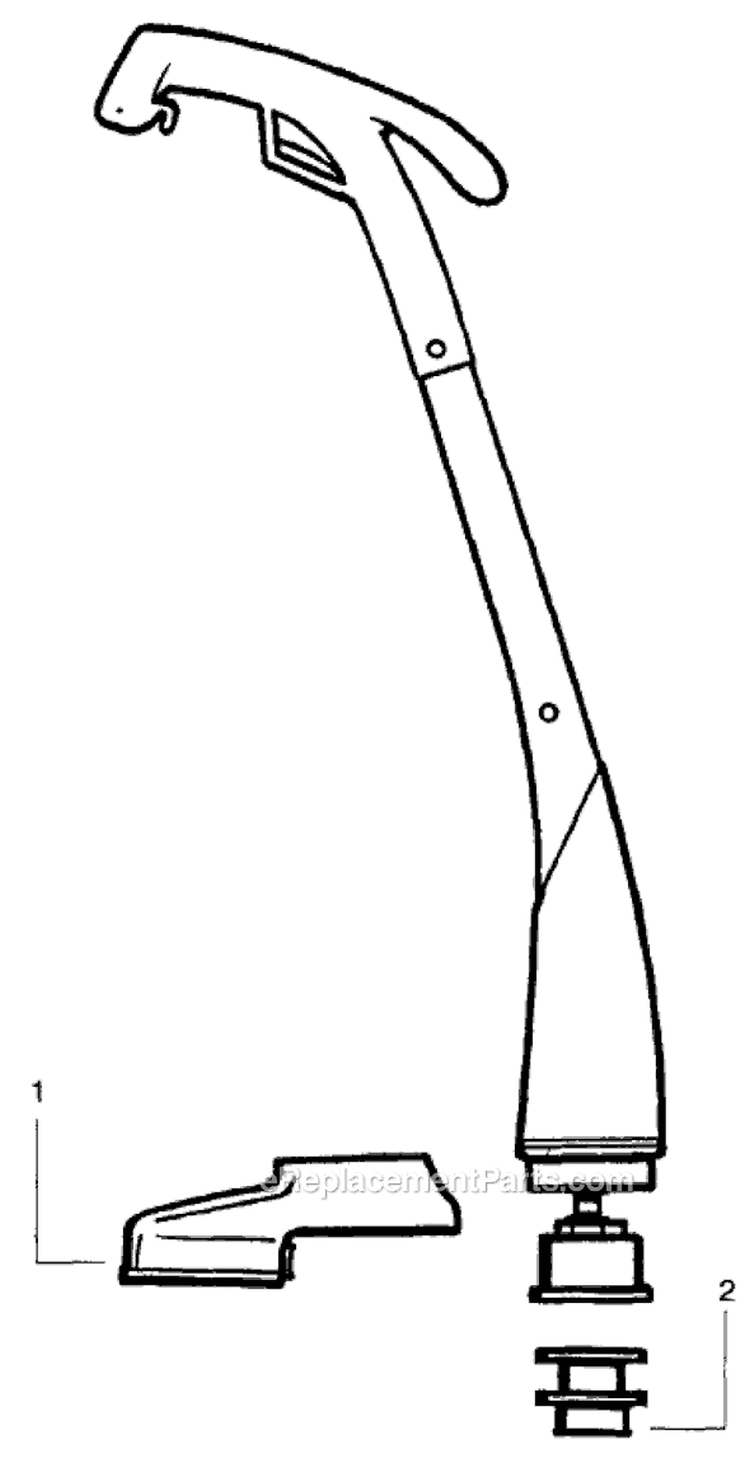 Page A Diagram and Parts List for EL10  Weed Eater Trimmer